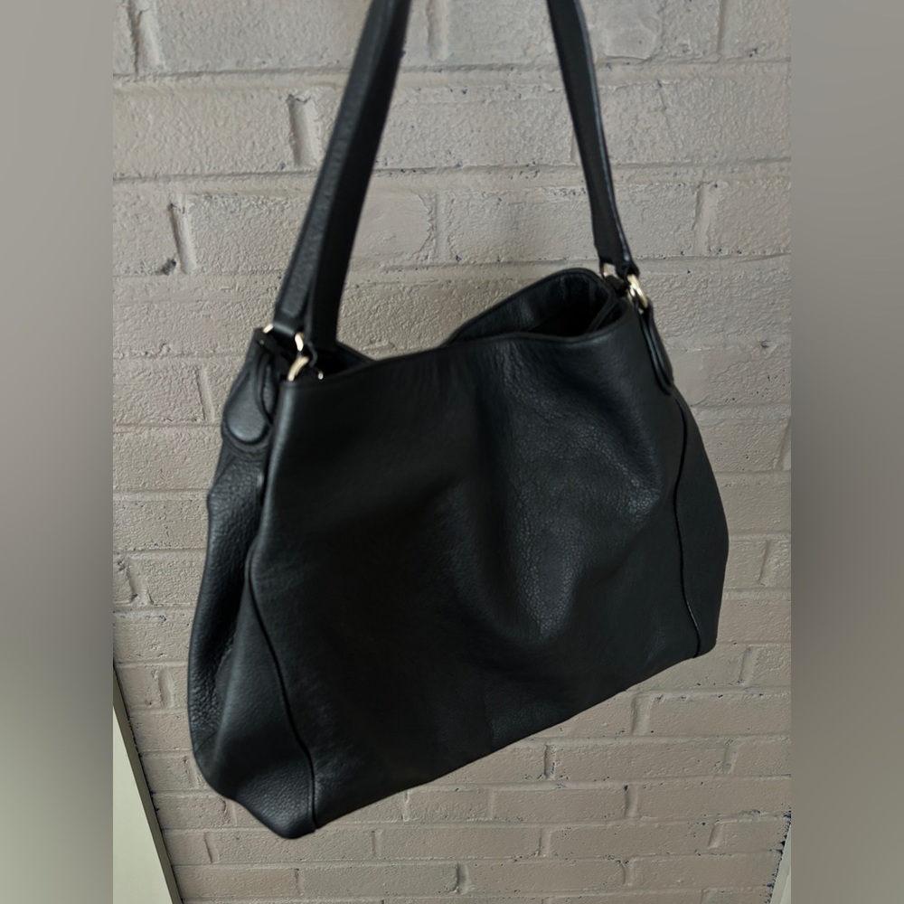 Coach Black Leather Bag - Picture 2 of 16
